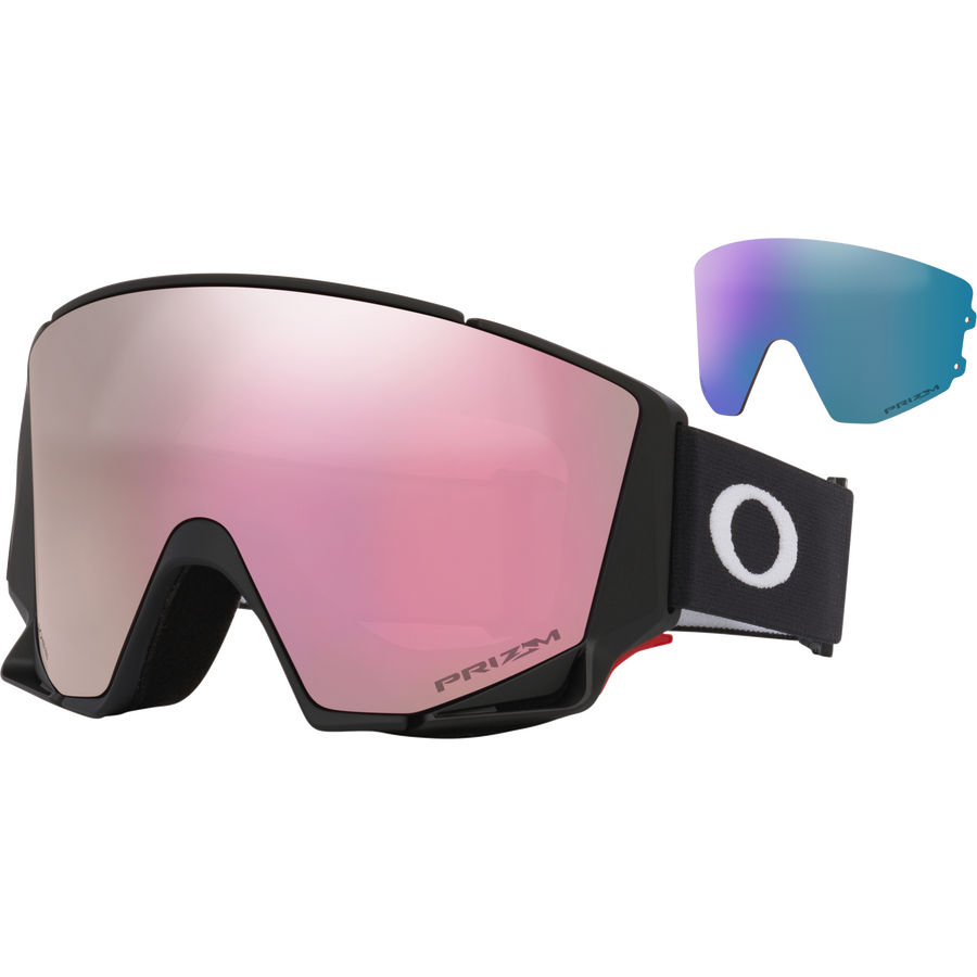 Oakley Flow Scape M Matte Black w/ Prizm Rose Gold Iridium & Prizm Snow Iced Iridium