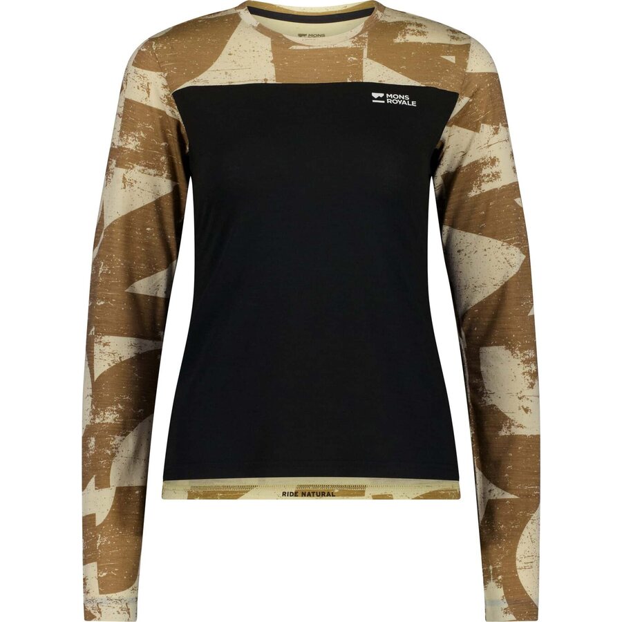 Mons Royale Diversion Merino Bike Jersey Long Sleeve Womens