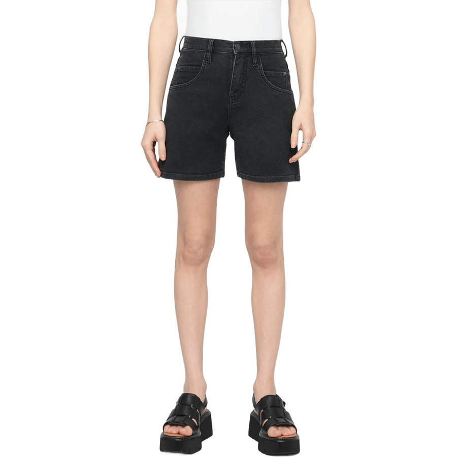 Duer Stretch Canvas High Rise Relaxed Short Womens