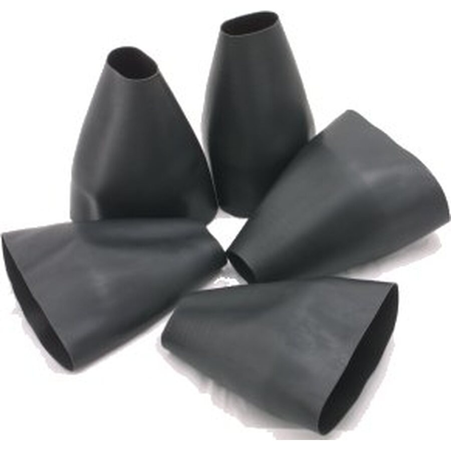 Hihamansetti kuivapukuun (kartio, lateksi, lyhyt)