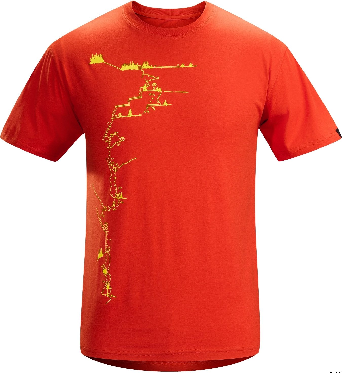 SALSATION Asymmetric T-Shirt SサイズRUST Salsation最新作ウェア Asymmetric T-Shirt（S）サイズ Rust色