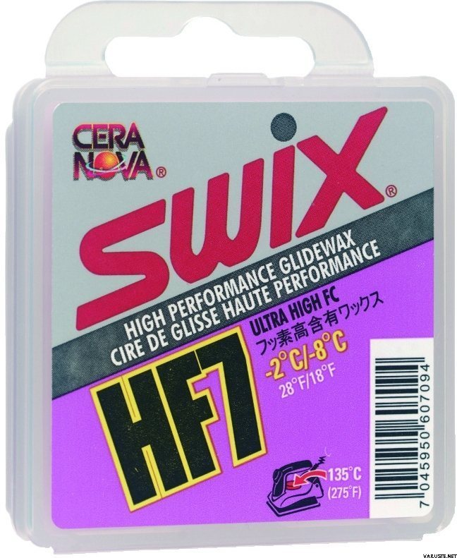 Swix HF7 Violet -2C/-8C, 40g | High fluor glide waxes | Varuste 