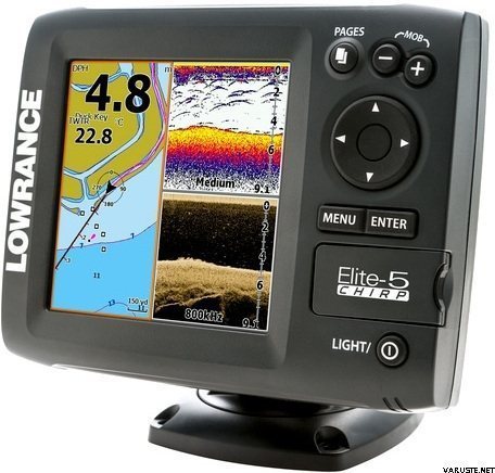 Lowrance Elite-5 Chirp | Sonars, GPS, chartplotters | Varuste.net English