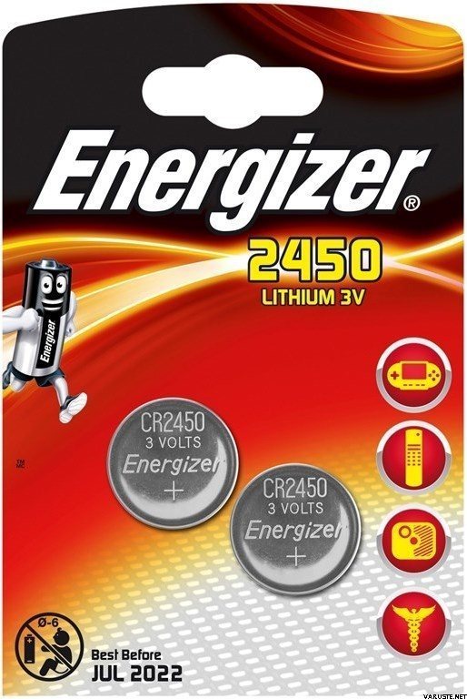 Energizer CR2450 2pcs - Batteries 