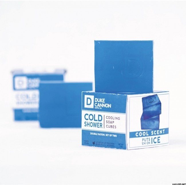 Duke Cannon Cold Shower Cooling Soap Cubes Laundry Detergents
