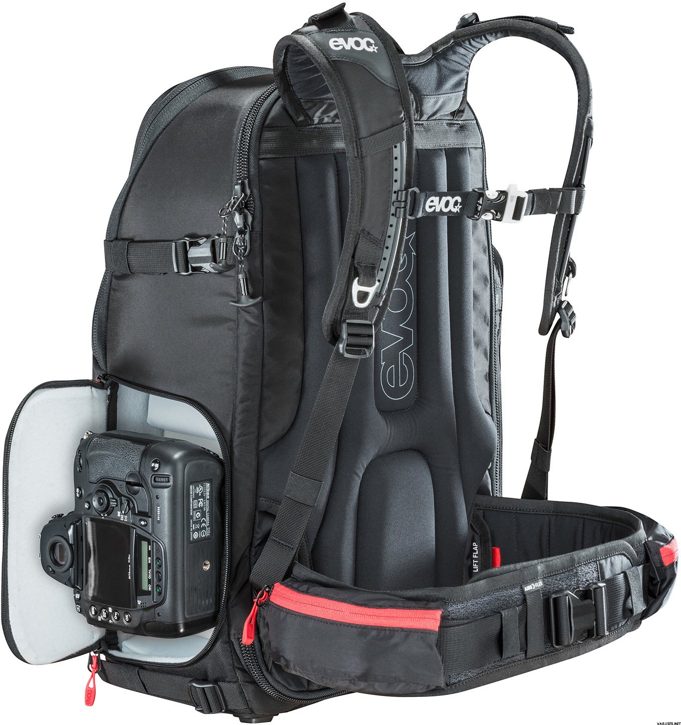 EVOC Mochila para cámara CP 26L para senderismo, esquí y snowboard, mochila  con compartimento para cámara