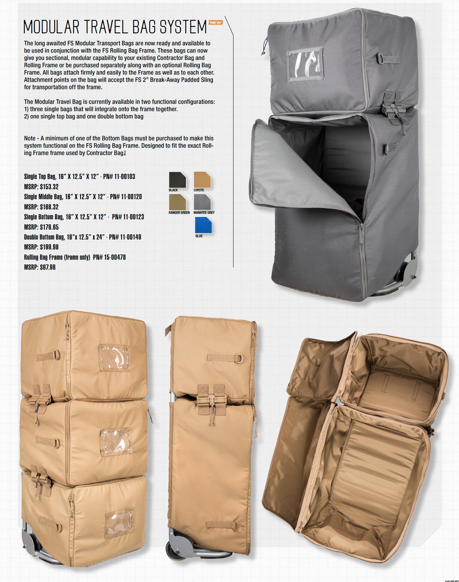 Contractor Bag and Rolling Frame - FirstSpear