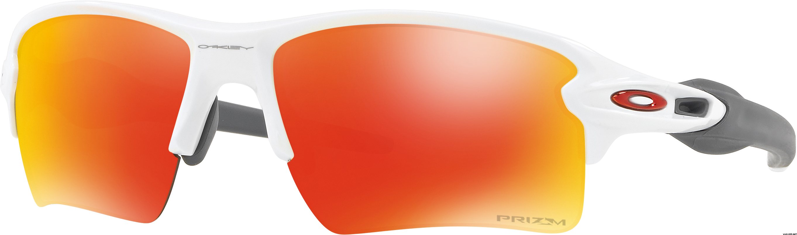 Oakley Flak 2.0 XL, Polished White w/ Prizm Ruby