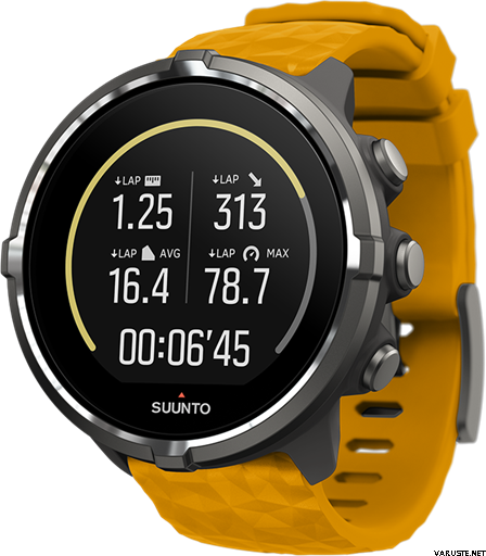 Suunto Spartan Sport Wrist HR Baro Amber mukana sykevy