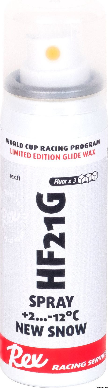 Rex HF21 G Spray +2…-12°C | High fluor グライドワックス | Varuste  