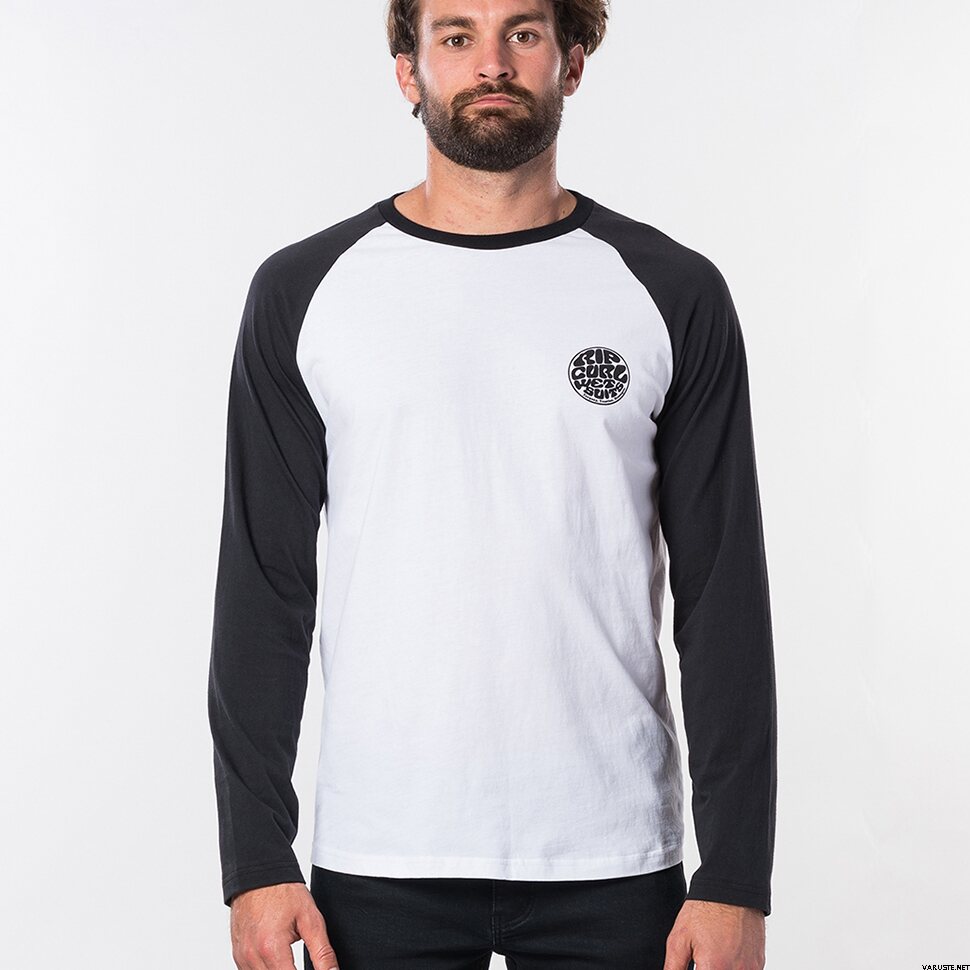 Rip Curl Original Raglan Long Sleeve Tee | Men's long sleeve shirts ...