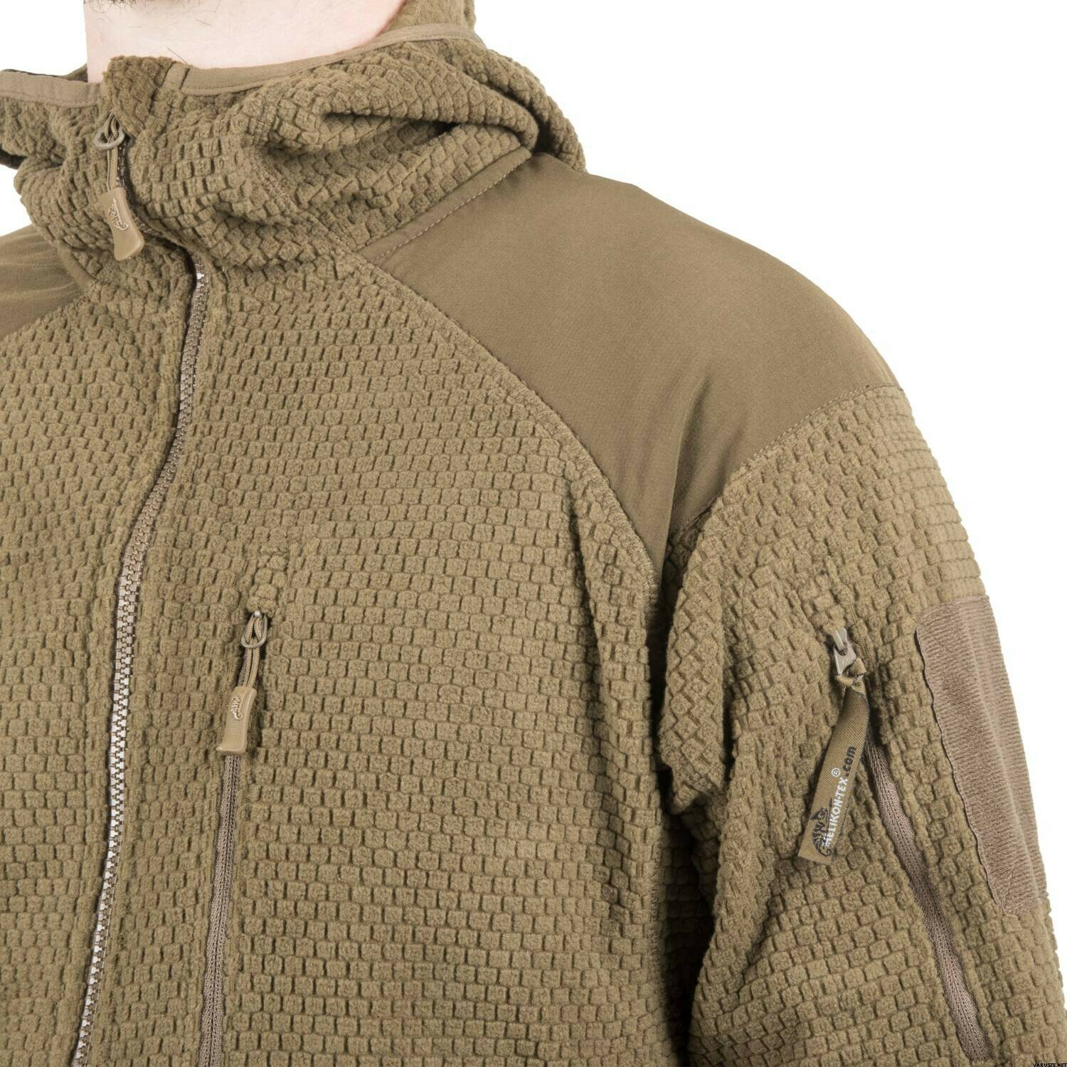Helikon-Tex Alpha Hoodie Jacket - Grid Fleece | Men's Fleece Jackets