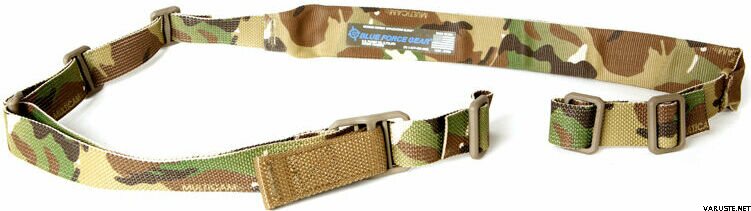 Blue Force Gear Tracolla Vickers A 2 Punti Imbottita, Nastro In Nylon 3,2cm, Regolabile, Colore Verde Militare