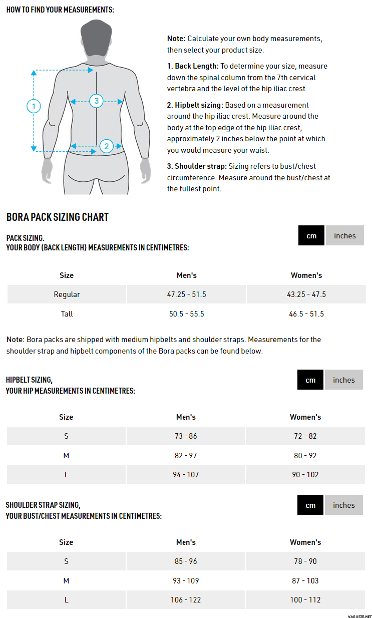 Arc'teryx Bora 60 Backpack Womens | Anatomical rucksacks for women ...