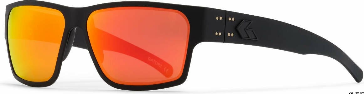 Gatorz Delta – Occhiali Da Sole In Alluminio Con Lenti Polarizzate – Fatti A Mano Negli Stati Uniti – Modello GDELMTBLK01P