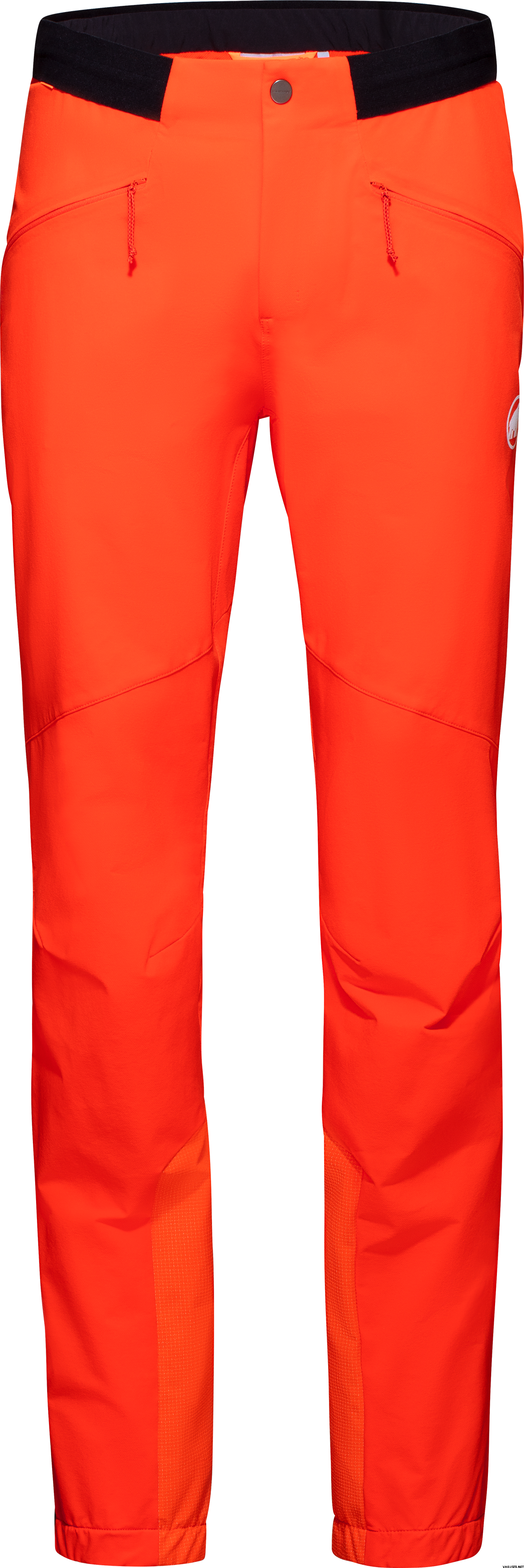 Men's ski touring pants Mammut Aenergy IN Hybrid (Black Vibrant Orange) -  Alpinstore