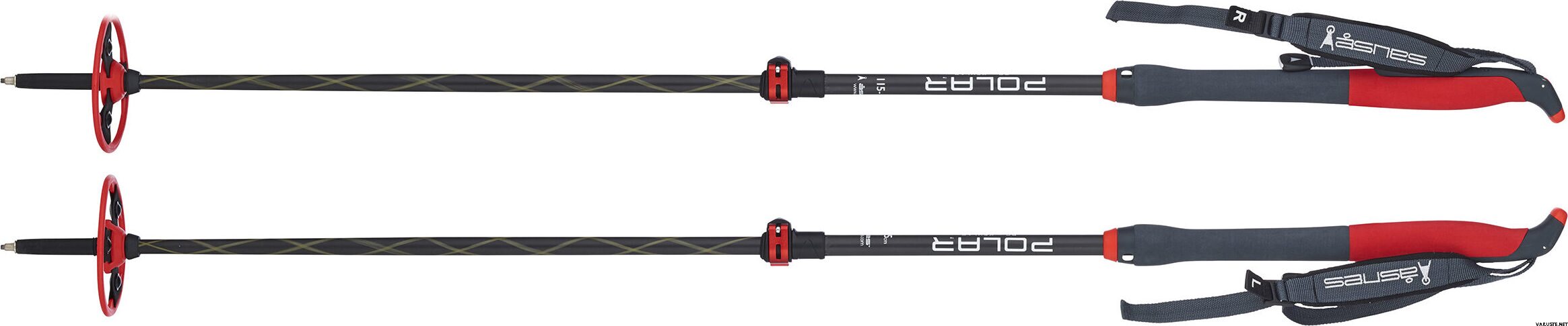 Åsnes Polar 2-Section Carbon/Kevlar Poles