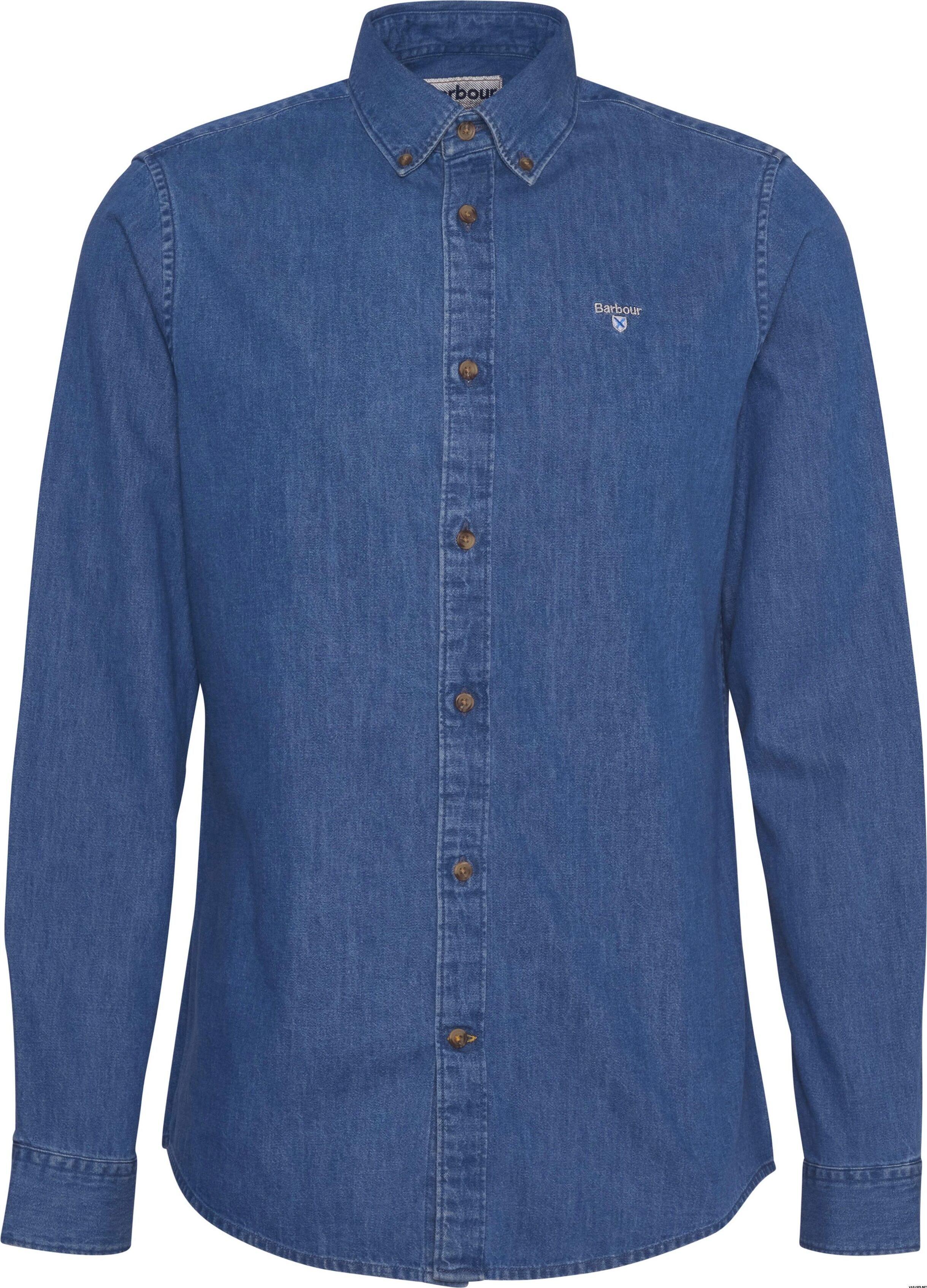 Barbour Chambray Crest Tailored Fit Shirt Mens