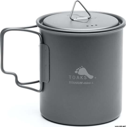 Toaks Light Titanium 450ml Cup with Lid (ultralight version)