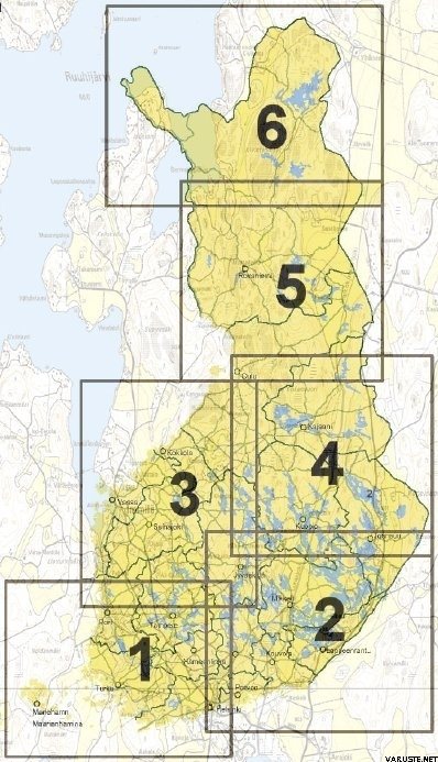 garmin suomi pro kartta Garmin Suomi Pro Dvd Areas 1 6 Electronic Maps Varuste Net English garmin suomi pro kartta