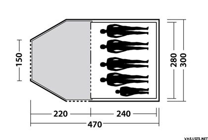 Easy camp Eclipse 500 | 4 person tents  English