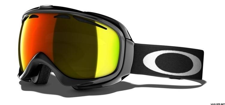 Oakley Elevate snow Jet Black Fire Iridium