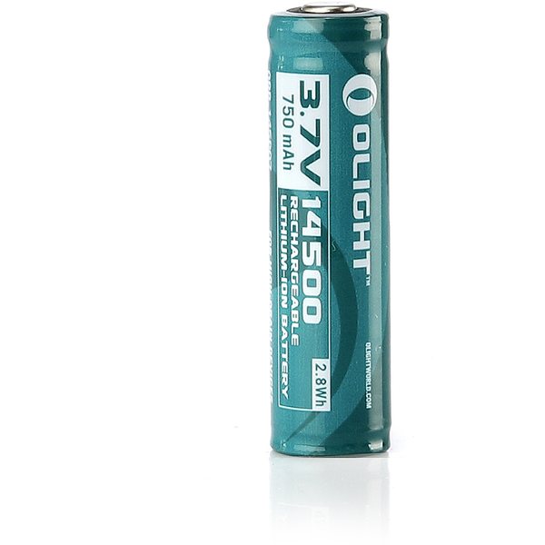 OrcaTorch Micro USB 14500 Rechargeable Battery - 750mAh