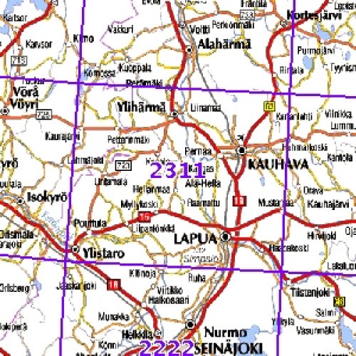 lapua kartta Lapua 97/98, taitettu, 2311 Topografinen kartta | Varuste.English lapua kartta