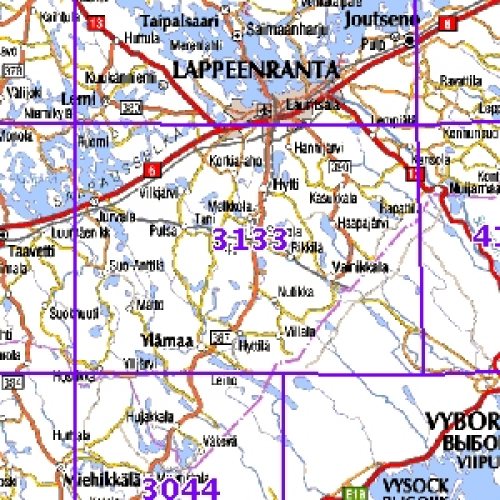 vainikkala kartta Vainikkala 96/97, SK, taitettu, 3133 Topografinen kartta | Varuste  vainikkala kartta