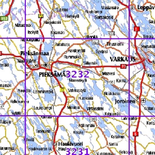 pieksämäki kartta Pieksämäki 00/01, SK, taitettu, 3232 Topografinen kartta | Varuste  pieksämäki kartta