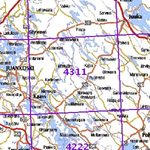 juankoski kartta Luikonlahti 97/98, SK, taitett, 4311 Topografinen kartta | Varuste  juankoski kartta