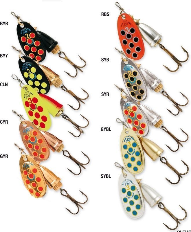 Blue Fox Vibrax Hot Pepper Spinner 6g 2 Spinners English