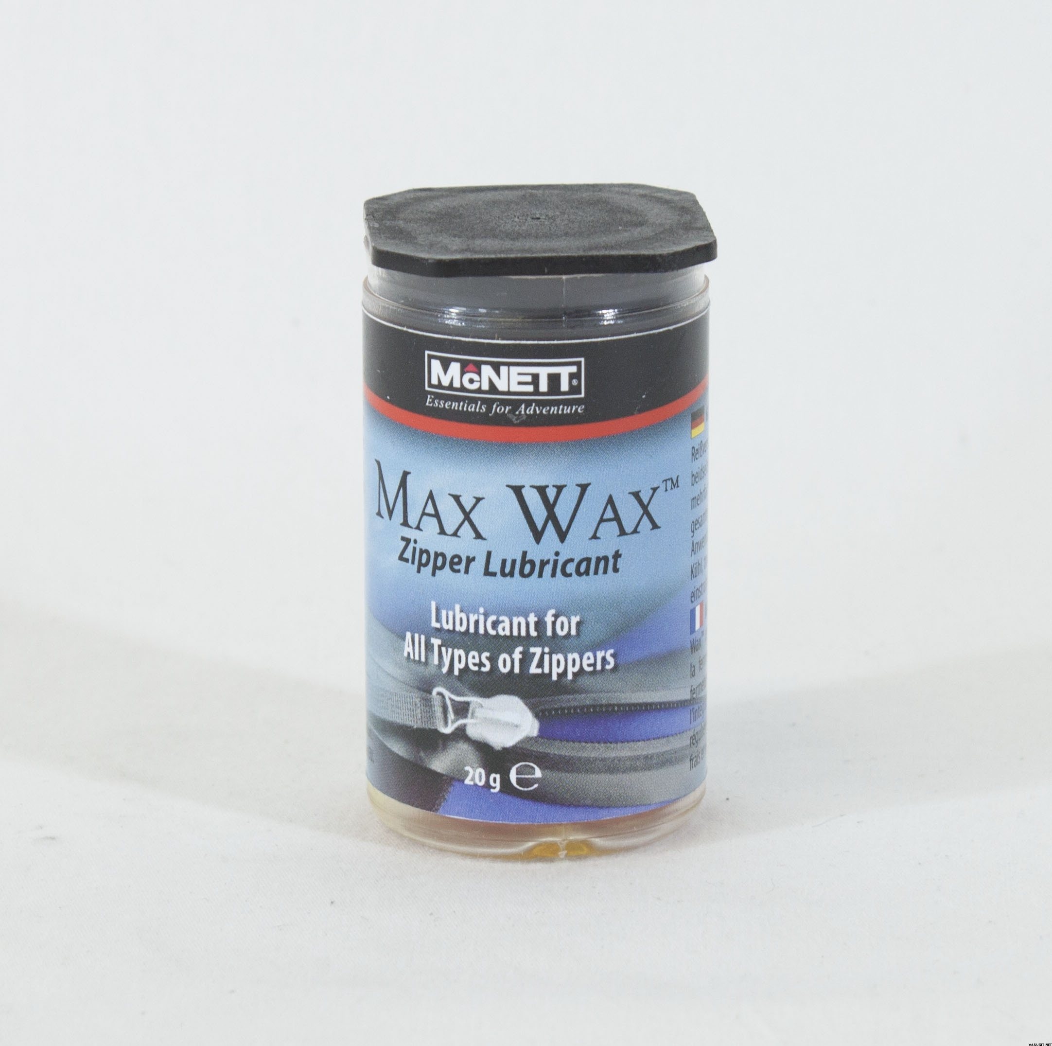 MaxWax Zipper Wax English