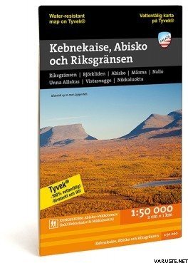 Calazo Kebnekaise, Abisko och Riksgränsen | Fjällkartor över Sverige