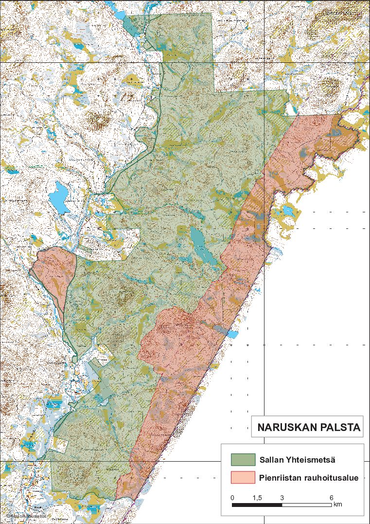 sallan yhteismetsä kartta Sallan yhteismetsä Bear hunting season license | Whole Salla 